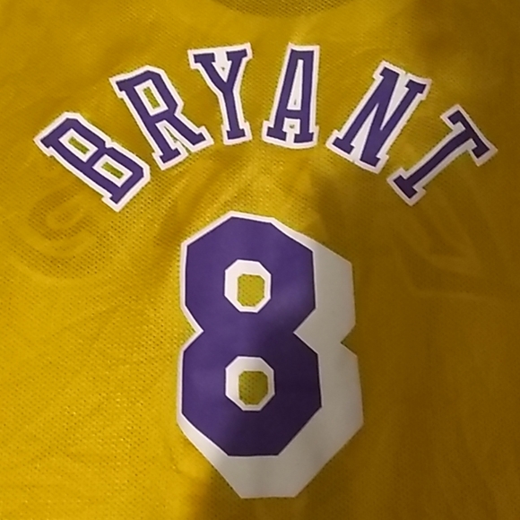 KOBE BRYANT #8 L.A. LAKERS CHAMPION JERSEY XL - Picture 4 of 8